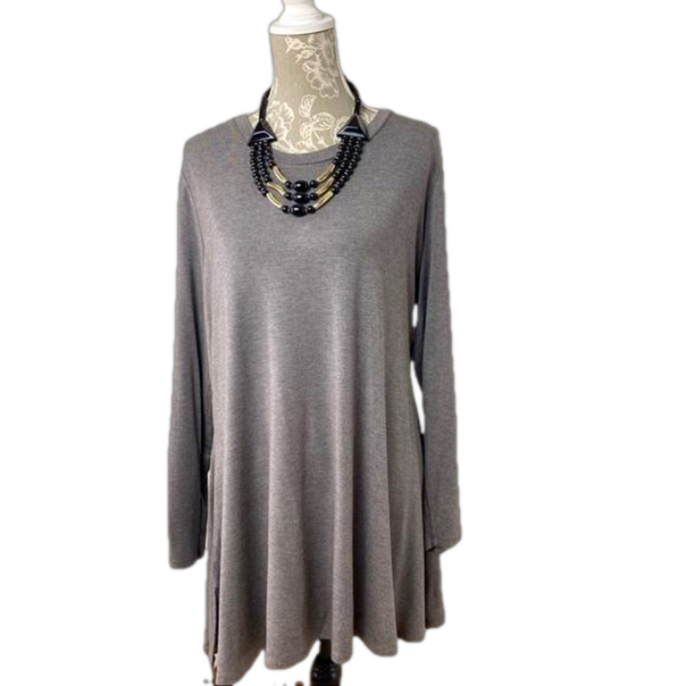 H by Halston Dress Gray Sz XL